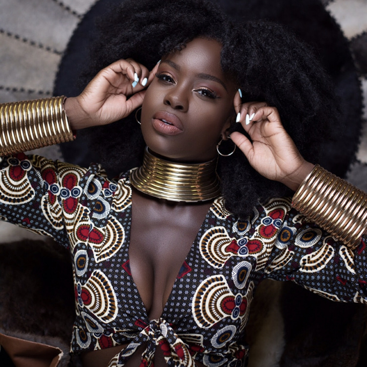 Ethnic Fashion Runway - Afrika Kabilesi Tarzı Gerdanlık Bileklik Seti