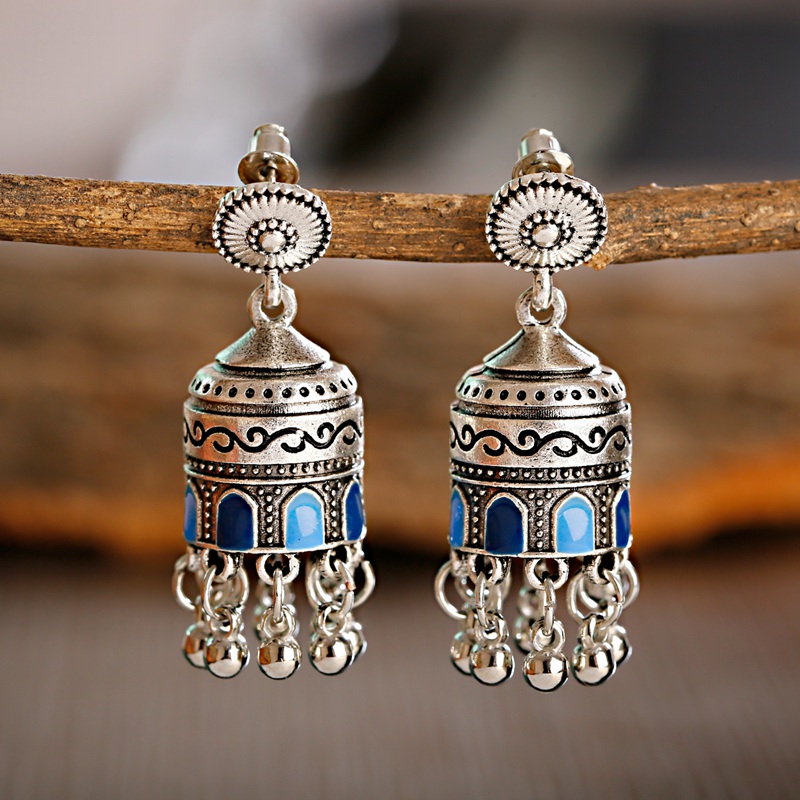 Ethnic Indian Fashion - 2020 bayan hint Jhumka Jhumki takı